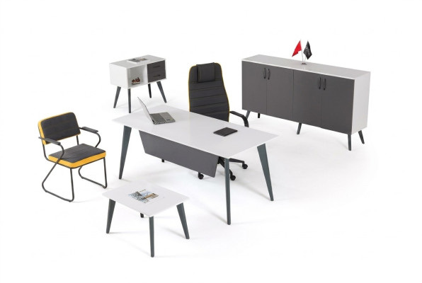 Workroom Office Set 4 pcs Office Desk Designer Furniture New