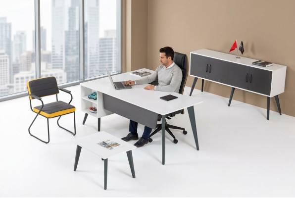 White corner desk office cabinet coffee tables office furniture furnishings