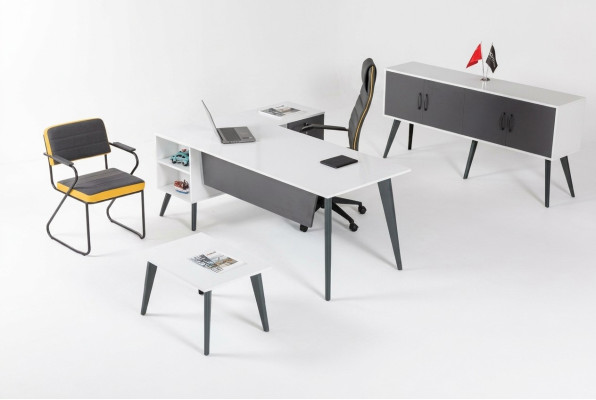 White corner desk office cabinet coffee tables office furniture furnishings