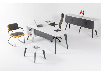 White corner desk office cabinet coffee tables office furniture furnishings