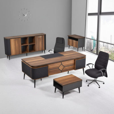 Office for Office Law Firm Practice Complete Furnishing Cabinet Table 3-piece
