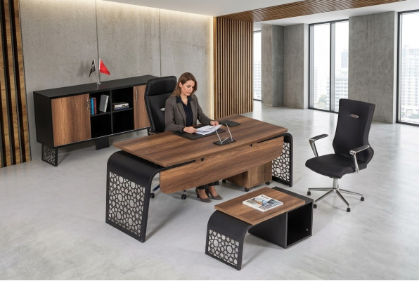 Modern Holt Office Corner Desk Office Cabinet Filing Cabinet Coffee Table