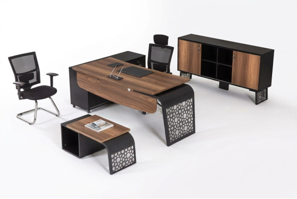 Office corner desk tables executive furniture designer office furnishings table
