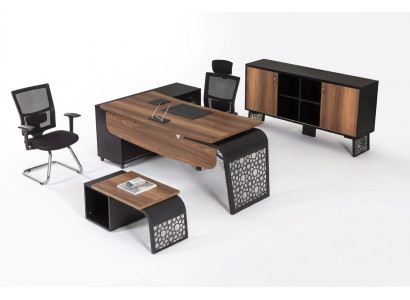 Office corner desk tables executive furniture designer office furnishings table