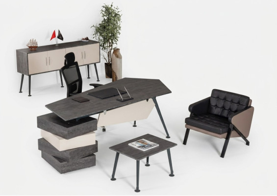 Office set desk study room complete 3 pcs office furnishings new