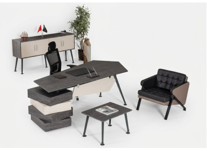 Office set desk study room complete 3 pcs office furnishings new