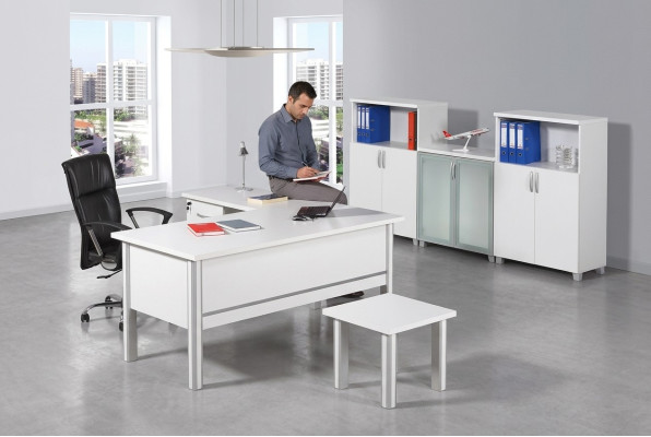 Bright law office furniture office setup table coffee table filing cabinet 3-piece set