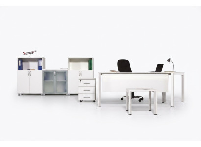 Large Office Set Office Furniture Study Room Furniture Suite 4 Pieces Furniture