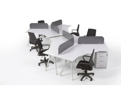 Large study desk office furniture office furnishings workstation wood