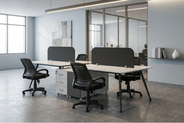 Large workspace office desk desks modern office furniture style