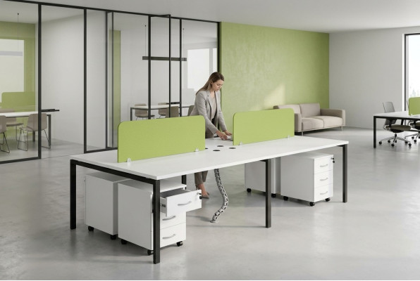 Counter team desk workspace tables modern office furniture desks