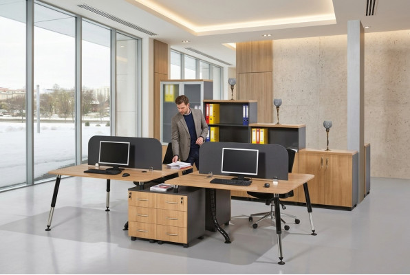 Large Desk Luxury Office Furniture Executive Computer Desk Design