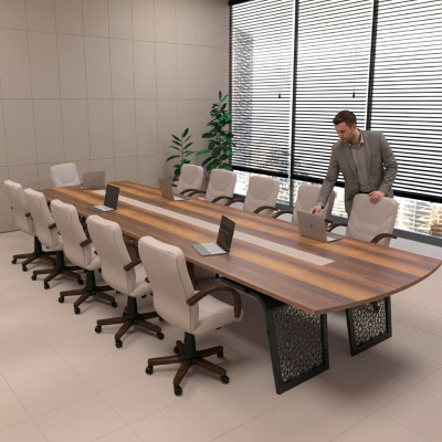 Large wooden conference table office furniture meeting table tables meeting