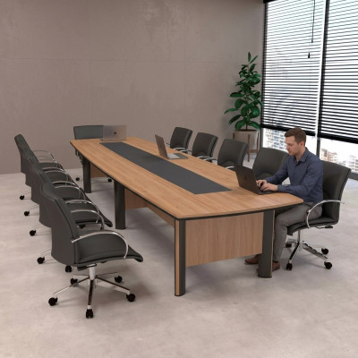Large meeting table 500cm conference table office furniture study room
