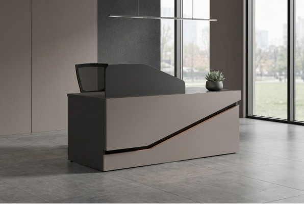 Reception desk counter office practice discotheque industrial tables office