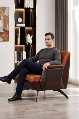 Armchair Design Upholstery Study Room Luxury Seating Modern Office Furnishing