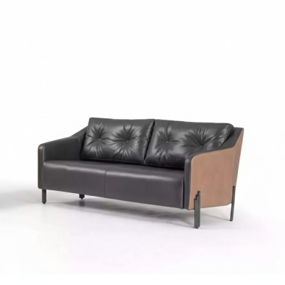 Office room sofa couch 3-seater textile upholstery fabric new office furniture