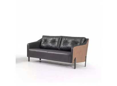 Office room sofa couch 3-seater textile upholstery fabric new office furniture
