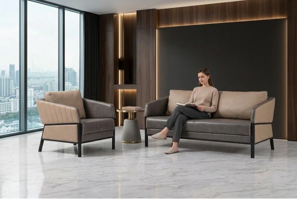 Luxury armchair textile furniture office equipment study upholstered armchair