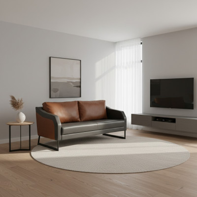 2-seater sofa modern luxury design study upholstered sofa new