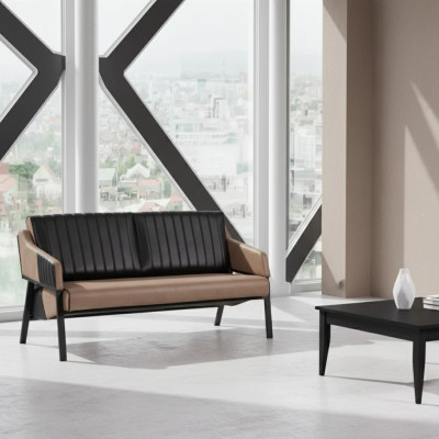 Office furniture luxury sofa 2-seater modern couch study room new