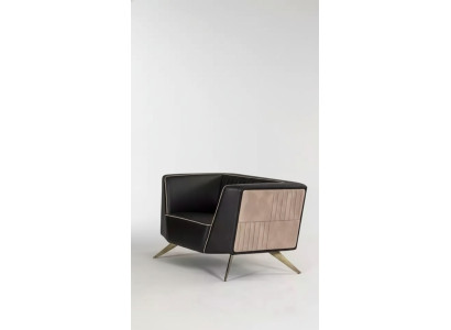 Luxury black armchair study seat modern designer office furniture