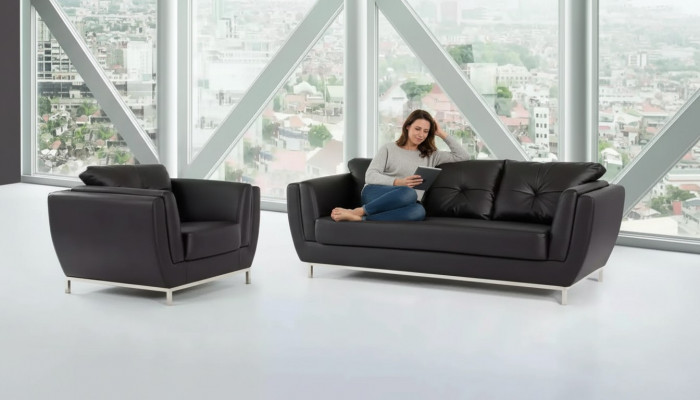 Luxury sofa set 3+1 armchair three-seater armchair seating set modern