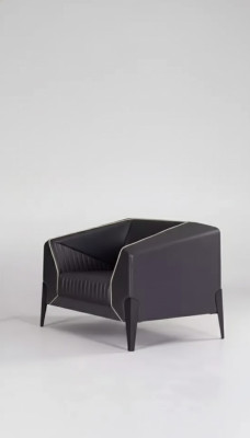 Designer office armchair textile furniture fabric study room furnishing upholstered armchair