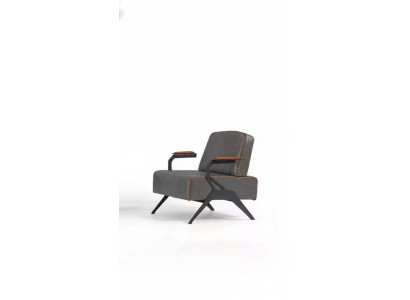 Luxury fabric armchair study seat office furnishing textile furniture new