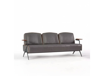 Sofa couch three-seater study office furnishings upholstered sofa 3-seater