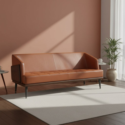Designer office furniture upholstered sofas luxury two-seater couch office seater