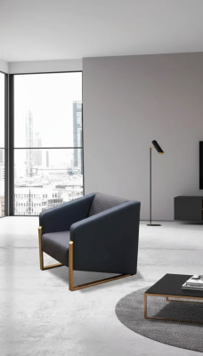 Design armchair luxury work room office furniture fabric modern new