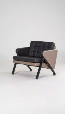 Modern armchair workroom office textile furniture upholstery fabric designer new