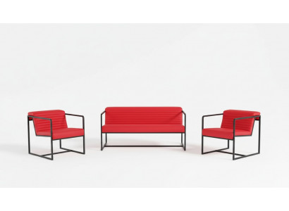 Seating set upholstered furniture two-seater armchair fabric furniture office furnishings
