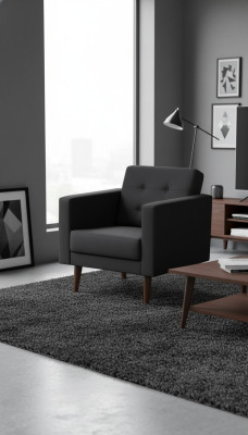 Office chair style modern textile furniture black armchair upholstery fabric new