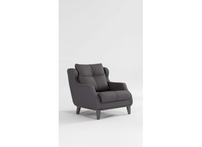 Workroom armchair style modern gray upholstered armchair designer seat furniture