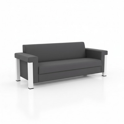 Sofa 3-seater home office textile furniture upholstery fabric couch modern designer