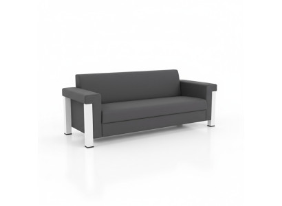 Sofa 3-seater home office textile furniture upholstery fabric couch modern designer