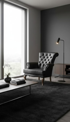 Study armchair textile furniture black seat modern designer new