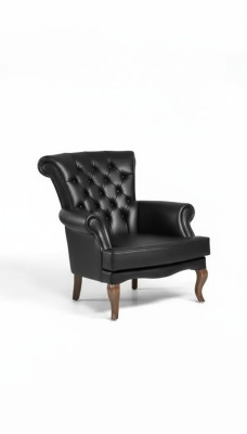Study armchair textile furniture black seat modern designer new