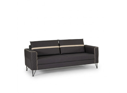 Home office sofa couch 3-seater upholstered fabric textile furniture designer