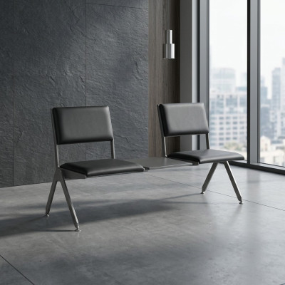Seating bench office furniture study room furniture office black bench footstool