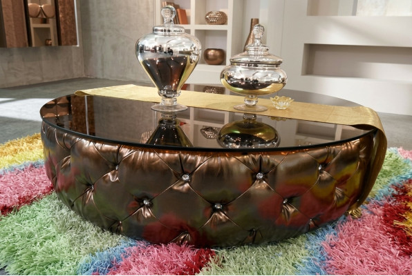 Chesterfield coffee table luxury living room coffee table wood modern