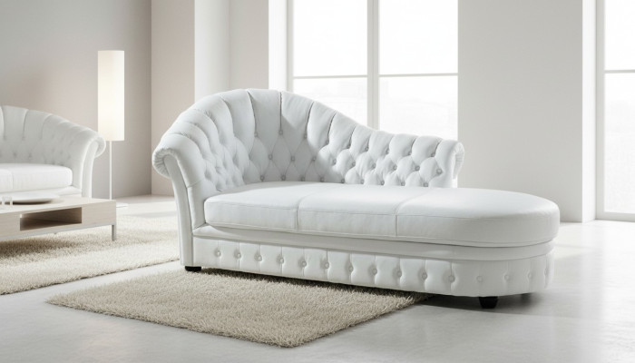 Chesterfield Chaise Lounge Reclining Chair Living Room Couch Sofa Lounge