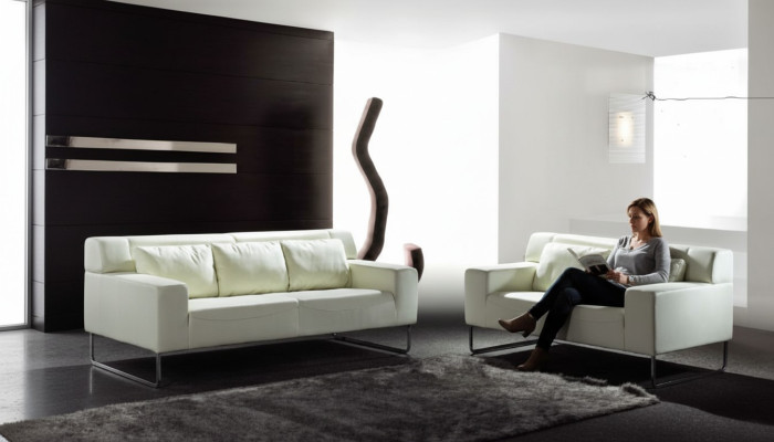 Modern sofa set 3+2 seater sofas 2-piece Italian seating furniture