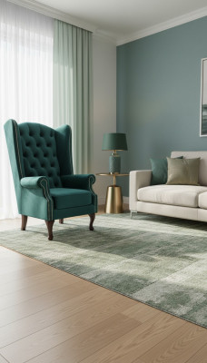 Armchair Chesterfield Velvet Single Luxury Armchair Couch Sofa