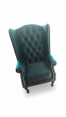 Armchair Chesterfield Velvet Single Luxury Armchair Couch Sofa
