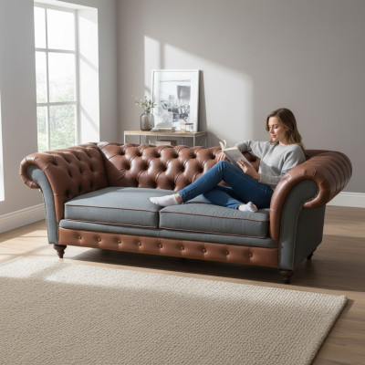 3-seater sofa couch design Chesterfield couches three-seater sofas