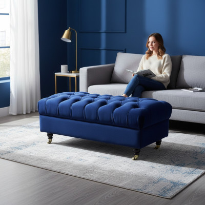 Luxury Ottoman Bench Chesterfield Design Relax Ottoman Modern Footstool