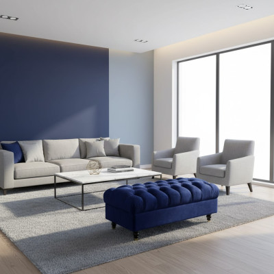 Luxury Ottoman Bench Chesterfield Design Relax Ottoman Modern Footstool